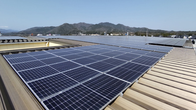 福知山市公共施設の太陽光発電システム