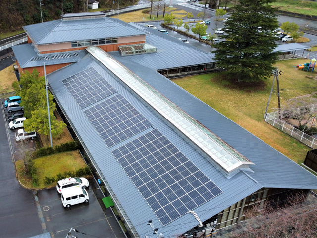 福知山市公共施設の太陽光発電システム