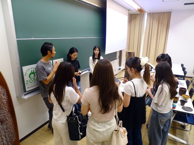 京都橘大学早川ゼミ×堤淺吉漆店「伝統産業とサステナビリティ」